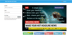 Desktop Screenshot of newsaboutme.com
