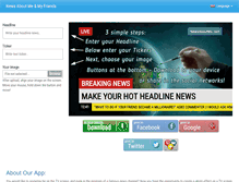 Tablet Screenshot of newsaboutme.com